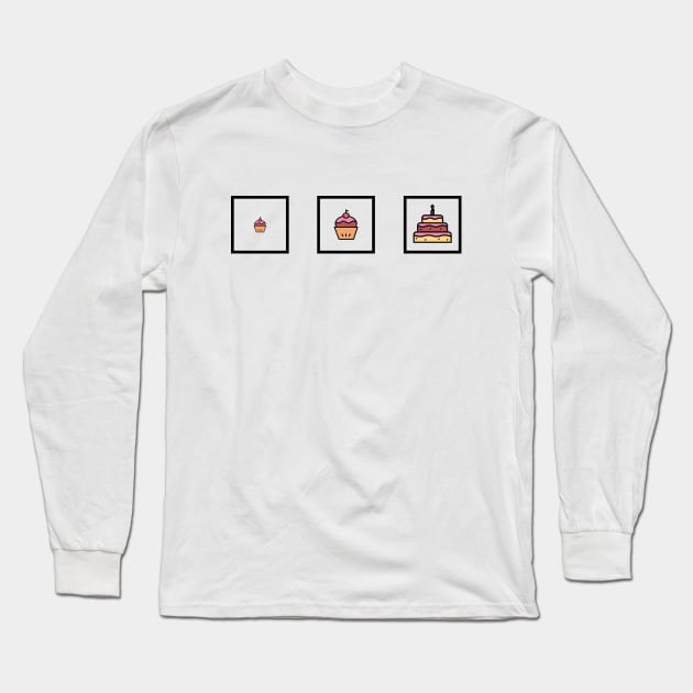 The Office Kevin’s Cupcake Coloured Long Sleeve T-Shirt by felixbunny